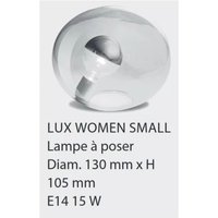 Glass Concept luxwomen s - Nachttischlampe aus transparentem Glas E14 15W IP20 - Ø13xH10,5cm Glass Concept luxwomen s - Nachttischlampe aus transparentem Glas E14 15W IP20 - Ø13xH10,5cm von CONCEPT VERRE