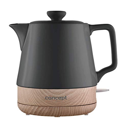 Concept RK0062 electric kettle 1 L 1200 W Anthracite Wood von Concept