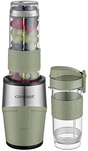CONCEPT SM3480 SMOOTHIE BLENDER MAKER 500 W 1 X 570 ML 1 X 400 ML PISTAZIE von Concept
