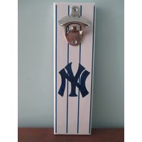 New York Yankees Baseball Team ....holz Flaschenöffner Mit Magnetverschluss Fänger Flaschenverschluss Fangen Öffner von CONCEPTSbyPENELOPE