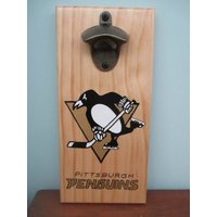 Pittsburgh Penguins Holz Flaschenöffner Mit Magnetverschluss Fänger Flaschenverschluss Fangen Öffner von CONCEPTSbyPENELOPE