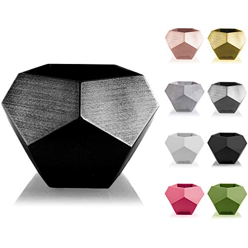 CONCRETTE Blumentopf Blumenkübel Zement-Pflanzkübel Übertopf aus Beton Square Geometric Ø 9 cm/Ø 12 cm | 17 Farben CONCRETTE Blumentopf Blumenkübel Zement-Pflanzkübel Übertopf aus Beton Square Geometric Ø 9 cm/Ø 12 cm | 17 Farben von CONCRETTE