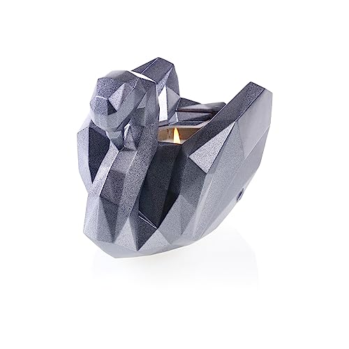 CONCRETTE Tischdeko Kerzenständer aus Beton 17 x 11,2 x 14 cm - Stahl Matt Deko Kerzenhalter in Form eines Schwans - Kerzen Ständer - Kerzenstaender CONCRETTE Tischdeko Kerzenständer aus Beton 17 x 11,2 x 14 cm - Stahl Matt Deko Kerzenhalter in Form eines Schwans - Kerzen Ständer - Kerzenstaender von CONCRETTE