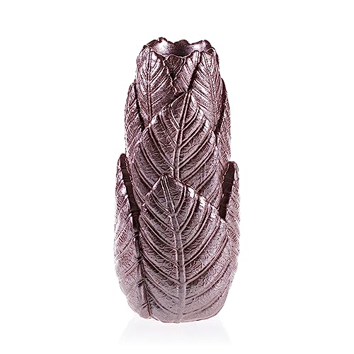 Youartme Deko Vase Roségold 110 x 110 x 230 mm - Modern Vasen Deko Hohe - Aesthetic Flower Vase - Beton Dekovasen - Dekovase Hoch - Dekoration für Innenbereich von CONCRETTE