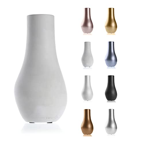 Youartme Deko Vase Unbemalt 22,5 cm - Modern Vasen Deko Hohe - Aesthetic Flower Vase - Beton Dekovasen - Dekovase Hoch - Dekoration für Innenbereich von CONCRETTE