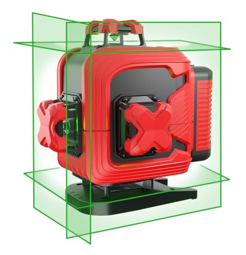 CONDTROL – FLIESEN 4D Grüner Linienlaser – Nivellierreichweite 30 m – 4 Linien – linienunabhängige Zündung – 2 Betriebsarten – Lieferung mit Zubehör von CONDTROL