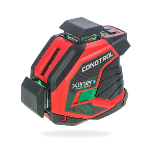 CONDTROL – Grüner Linienlaser XLINER PENTO G360 – Nivellierreichweite 40 m – 3 Linien – 2 Betriebsmodi – Bluetooth – 2+1 Jahr Garantie – Lieferung mit Zubehör von CONDTROL
