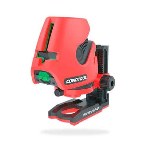 CONDTROL - NEO G220 Green Line Laser KIT + Wandhalterung - Nivellierreichweite 30 m - 2 unabhängige Linien - 2 Modi - Ideal für Baustellen - Lieferung mit Zubehör von CONDTROL