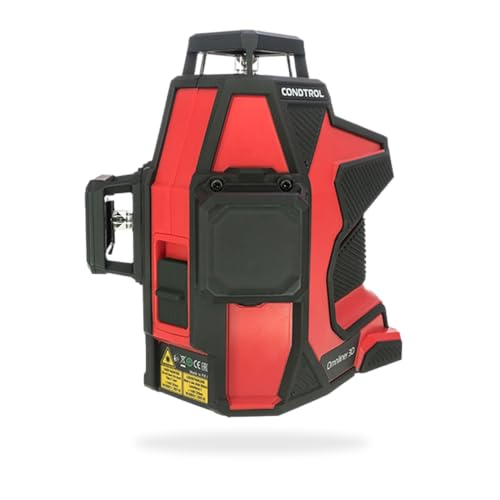 CONDTROL – OMNILINER 3D-Laser mit roter Linie – Nivellierreichweite 30 m – 3 Linien – 2 Betriebsmodi – Bluetooth – 2+1 Jahr Garantie – Lieferung mit Zubehör von CONDTROL