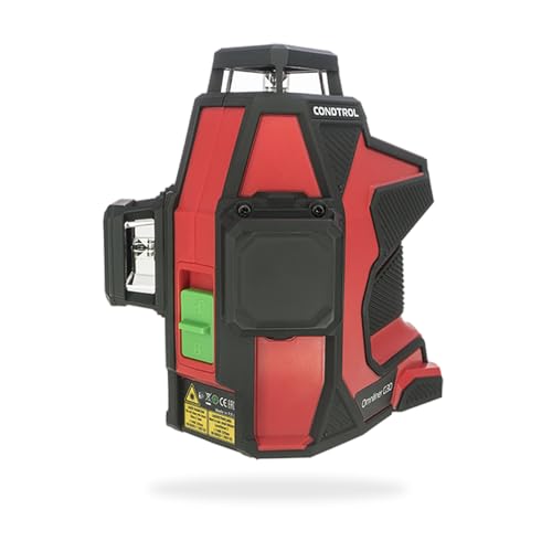 CONDTROL – OMNILINER G3D Grüner Linienlaser – Nivellierreichweite 40 m – 3 Linien – 2 Betriebsarten – Bluetooth – 2+1 Jahr Garantie – Lieferung mit Zubehör von CONDTROL