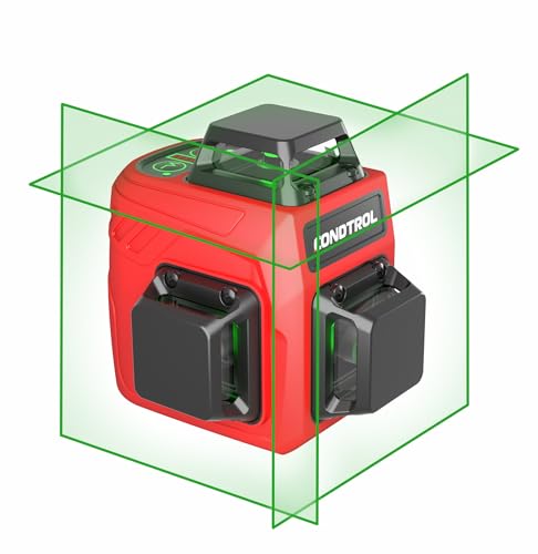 CONDTROL – SMART 3D Green Line Laser – Nivellierreichweite 30 m – 3 Linien – linienunabhängige Zündung – 2 Betriebsmodi – Lieferung mit Zubehör von CONDTROL