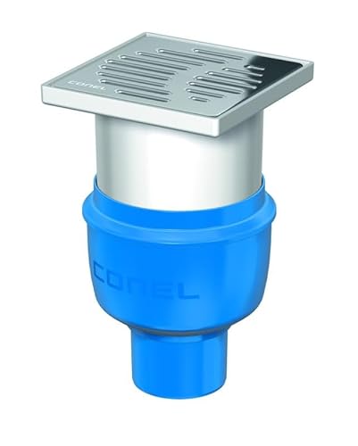 Bodenablauf DRAIN DN 70 senkrecht mit Aufsatz, Rost 150mm Bodenablauf DRAIN DN 70 senkrecht mit Aufsatz, Rost 150mm von CONEL