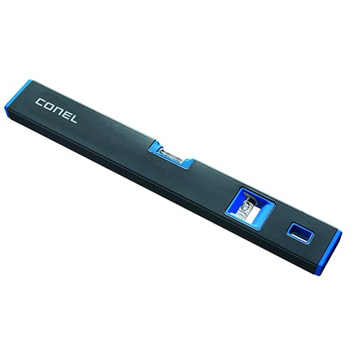 CONEL Profi Wasserwaage 40cm pulverbesch. Alu 0,5mm/m grau von CONEL