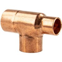 Kupfer-Lötfitting T-Stück reduziert - Typ 5130R, dvgw 15 x 12 x 12 mm von FPLUS