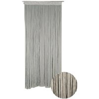 Faden-Türvorhang grau Confortex für Tür - 90 x 200 cm - grau - Gris von CONFORTEX
