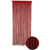 Türvorhang String-Mohn Confortex für Tür - 90 x 200 cm - rot - Rouge von CONFORTEX