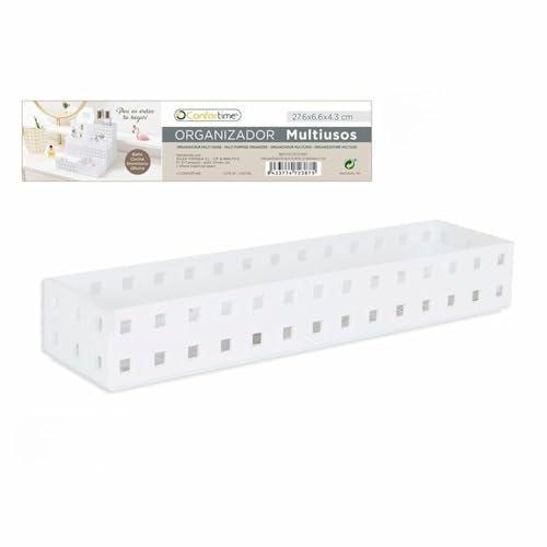 CONFORTIME S2207013 Mehrzweck-Organizer, Maße 27 x 10,2 x 6,2 cm, verschiedene Materialien, mehrfarbig von CONFORTIME