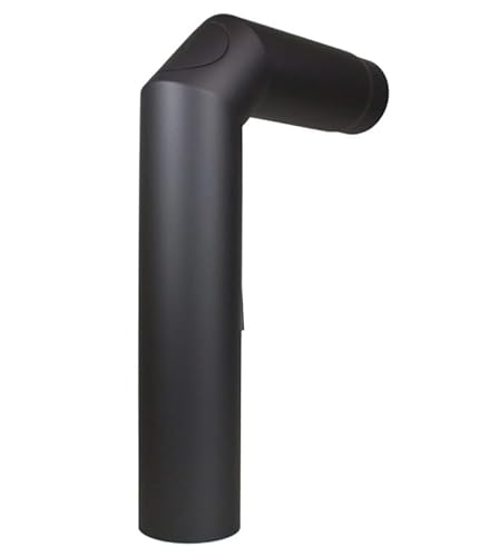 Ofenrohr-Set 2x abgewinkelt (2x 45°) | Premium schwarz ø 130 mm von CONFUEGO KAMINE | GRILLS | OUTDOOR-MÖBEL