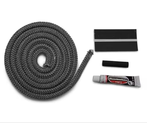 Türdichtung Set Fireplace Alicante Kaminofen Ersatzteil 3m, ø 9mm Ofendichtung von CONFUEGO KAMINE | GRILLS | OUTDOOR-MÖBEL
