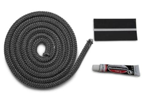 Türdichtung Set für Hark 57 Kaminofen Ersatzteil 2 m Ofendichtung von CONFUEGO KAMINE | GRILLS | OUTDOOR-MÖBEL