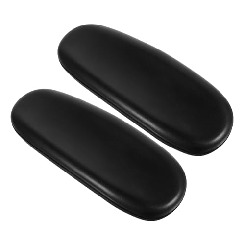 CONGARTENO 1 Paar Bürostuhl Armlehnen Polster Set Ergonomische Armlehnen für Gaming Stühle Passend PU Pads Entlastung für Nacken und Schultern von CONGARTENO