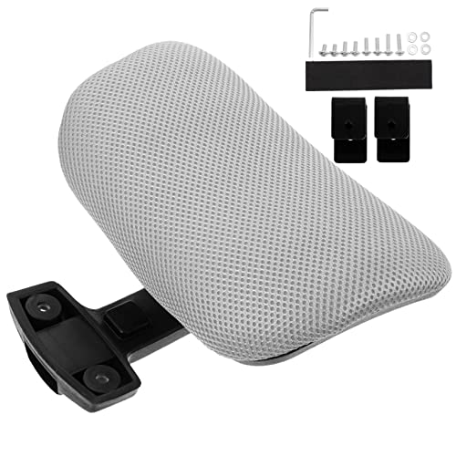 CONGARTENO Computer Stuhl Kopfstütze Büro Stuhl Pad Kissen Höhe Einstellbar Ergonomische Lordosenstütze von CONGARTENO