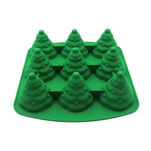 CONGARTENO 1 Stk Christbaumkuchenform geruchloser Fudge-Schimmel dreidimensionale Süßigkeiten tannenbaum silikonform silikonbackformen entzückende Schokoladenform Praktische Backform Green von CONGARTENO