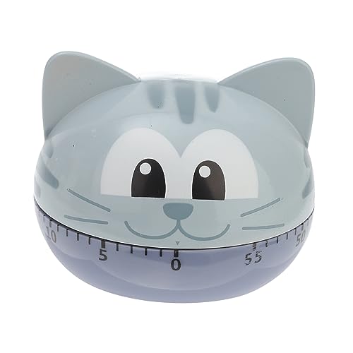 CONGARTENO 1 Stück Küchentimer Katze Cartoon Countdown Timer ohne Batterien Einfacher Zeitmanagement Helfer für Kochen und Lernen für Senioren CONGARTENO 1 Stück Küchentimer Katze Cartoon Countdown Timer ohne Batterien Einfacher Zeitmanagement Helfer für Kochen und Lernen für Senioren von CONGARTENO