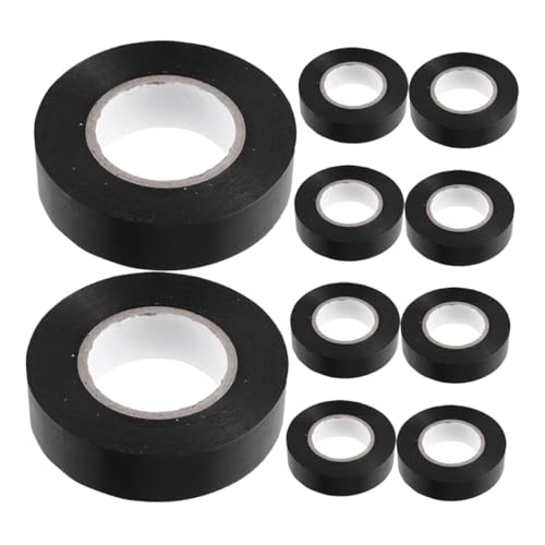 CONGARTENO 10 Rollen PVC Isolierband Elektriker Klebeband Hitzebeständig Korrosionsbeständig Vielseitig für Elektroinstallation Kabel Auto Handwerk CONGARTENO 10 Rollen PVC Isolierband Elektriker Klebeband Hitzebeständig Korrosionsbeständig Vielseitig für Elektroinstallation Kabel Auto Handwerk von CONGARTENO