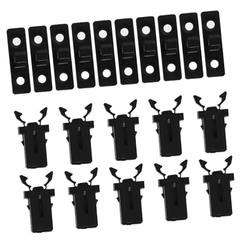 CONGARTENO 10 Sätze Mülleimer Deckel Verschluss Pressverschluss Ersatzklammern aus Abs und Metall für Mülltonnen Deckel Sicherung Geeignet für Haushalte Büros und Gemeinschaftsbereiche CONGARTENO 10 Sätze Mülleimer Deckel Verschluss Pressverschluss Ersatzklammern aus Abs und Metall für Mülltonnen Deckel Sicherung Geeignet für Haushalte Büros und Gemeinschaftsbereiche von CONGARTENO