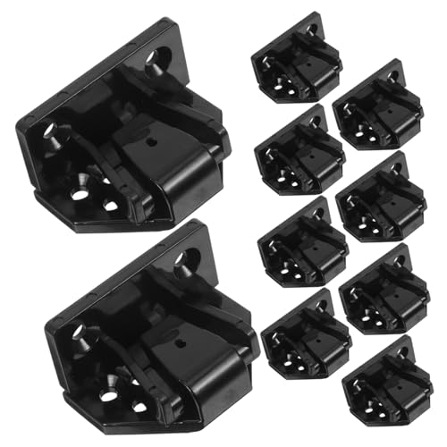 CONGARTENO 10 Stk Teiliges Kunststoff Transducer Montageset Vielseitige Befestigungsplatte für Römische Säulen Wandpaneele und Holztafeln Universeller Halter Starke Verbindung Einfache von CONGARTENO