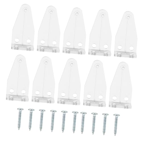 CONGARTENO 10 Stück Lamellenhalter Für Fensterjalousien Transparente Jalousiehalterungen Jalousiehalter Ersatz Für Jalousienhalterungen Clips Halteklammern Jalousie von CONGARTENO