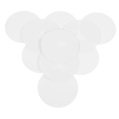 CONGARTENO 10 Stück Peva Rutsch Sticker Weiß Selbstklebend Stark Haftend rutschfest Badewanne Dusche Für Sicheren Halt Glatten Oberflächen Ältere Menschen Physische Einschränkungen von CONGARTENO