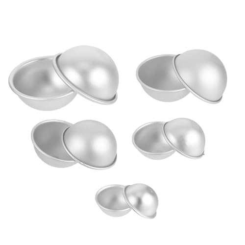 CONGARTENO 10 Stück Teiliges Aluminium halbkugel Kuchenform Halbrunde Backform mit Antihaftbeschichtung Vielseitig für Kuchen Desserts und DIY Seifen Langlebig Leicht zu Reinigen für CONGARTENO 10 Stück Teiliges Aluminium halbkugel Kuchenform Halbrunde Backform mit Antihaftbeschichtung Vielseitig für Kuchen Desserts und DIY Seifen Langlebig Leicht zu Reinigen für von CONGARTENO