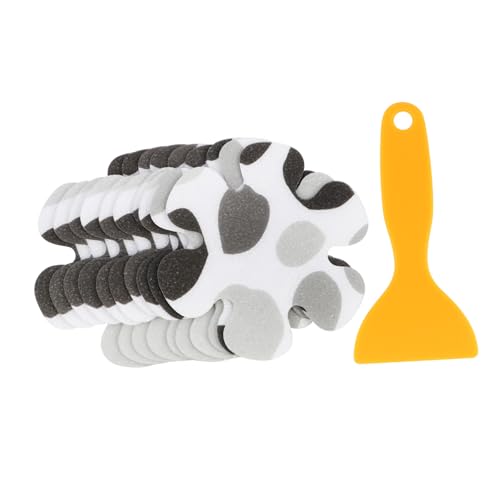 CONGARTENO 10 Stück Teiliges Anti rutsch Badewannen Aufkleber aus Peva mit Selbstklebender Oberfläche und Schaber rutschfeste Bänder für Dusche Badewanne und Badezimmer Sicher und CONGARTENO 10 Stück Teiliges Anti rutsch Badewannen Aufkleber aus Peva mit Selbstklebender Oberfläche und Schaber rutschfeste Bänder für Dusche Badewanne und Badezimmer Sicher und von CONGARTENO