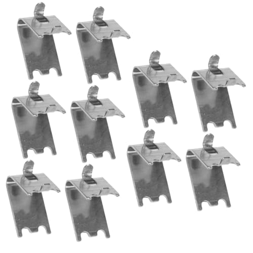 CONGARTENO 10 Stück Teiliges Gefrierschrank Regalhalter aus Dickem Gefrierregal Clips mit Erhöhtem Rand für Einfache Montage Starke Unterstützung für Kühlschrank Einlegeböden Einsetzbar CONGARTENO 10 Stück Teiliges Gefrierschrank Regalhalter aus Dickem Gefrierregal Clips mit Erhöhtem Rand für Einfache Montage Starke Unterstützung für Kühlschrank Einlegeböden Einsetzbar von CONGARTENO