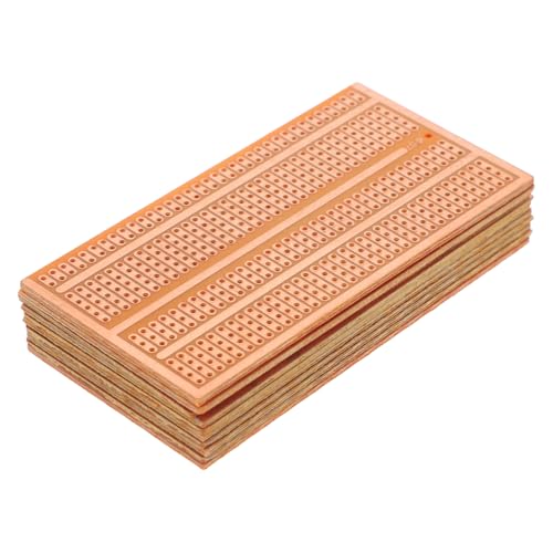 CONGARTENO 10 Stück Teiliges Pcb Board Lochrasterplatine für DIY Elektronische Experimente Langlebig Stabil Vielseitig für Profi und Hobbyanwender von CONGARTENO