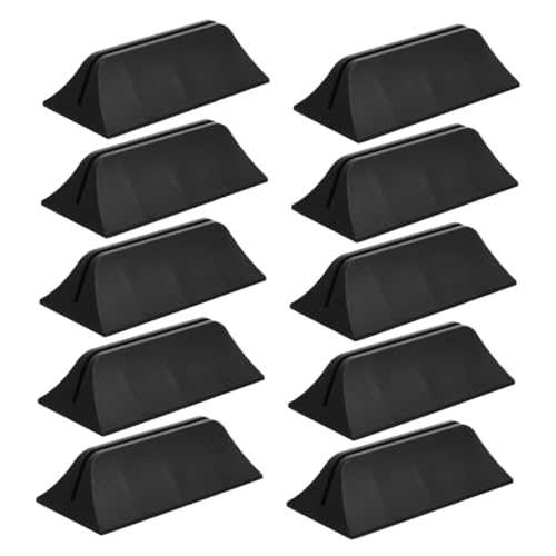 CONGARTENO 10 Stück Teiliges Schreibtisch Trennwand Klammern aus Kunststoff Stabile Halterungen für Glas und Sichtschutzpaneele Verstellbare Büro Divider Clips in Elegantem Schwarz Langlebig CONGARTENO 10 Stück Teiliges Schreibtisch Trennwand Klammern aus Kunststoff Stabile Halterungen für Glas und Sichtschutzpaneele Verstellbare Büro Divider Clips in Elegantem Schwarz Langlebig von CONGARTENO