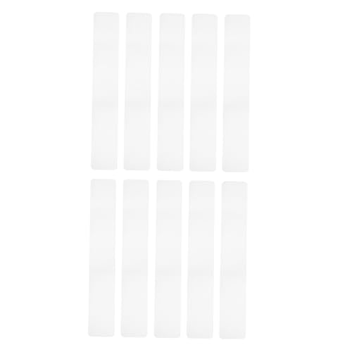CONGARTENO 10 Stück Teiliges Transparentes Rutsch Band aus Peva für Badezimmer und Treppen Rutschfeste Streifen mit Haftung Verschleißfest Sicherer Schutz Glatten Böden von CONGARTENO