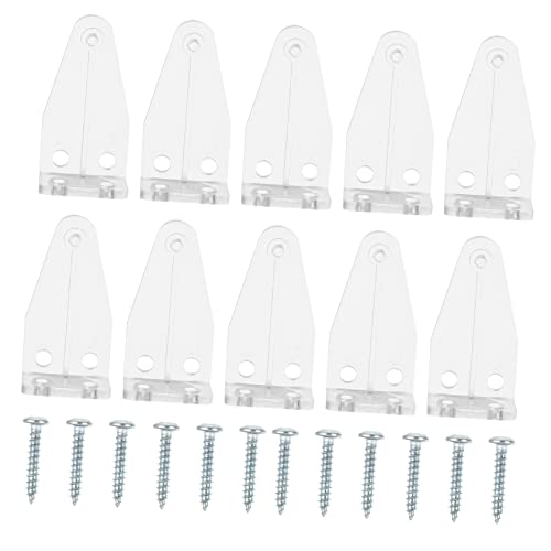 CONGARTENO 10 Stücke Unteren Schiene Fixer Unten Klammern Jalousien Boden Armaturen Halten Fenster Blind Kunststoff von CONGARTENO