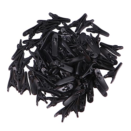 CONGARTENO 100 Stück Kabel Clips Alligator Clamp Ohrhörer Kabelhalter Schwarz für Headsets und Mobiltelefone Praktisch und zur Befestigung an Kleidung CONGARTENO 100 Stück Kabel Clips Alligator Clamp Ohrhörer Kabelhalter Schwarz für Headsets und Mobiltelefone Praktisch und zur Befestigung an Kleidung von CONGARTENO