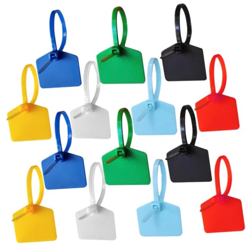 CONGARTENO 120 Stück Teiliges Bunte Nylon Kabelbinder Selbstsichernde Kabelbinder mit Beschriftungsfeld Temperaturbeständig Farbcodiert für Kabelmanagement und Drahtorganisation CONGARTENO 120 Stück Teiliges Bunte Nylon Kabelbinder Selbstsichernde Kabelbinder mit Beschriftungsfeld Temperaturbeständig Farbcodiert für Kabelmanagement und Drahtorganisation von CONGARTENO