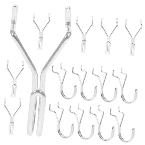 CONGARTENO 15 Stück Teiliges Metall Pegboard Haken Schwere Ausführung Rostfrei Einfach zu Montieren Kompakte Stabile Bauweise Vielseitig für Werkstatt Garage Haushalt Effektive CONGARTENO 15 Stück Teiliges Metall Pegboard Haken Schwere Ausführung Rostfrei Einfach zu Montieren Kompakte Stabile Bauweise Vielseitig für Werkstatt Garage Haushalt Effektive von CONGARTENO