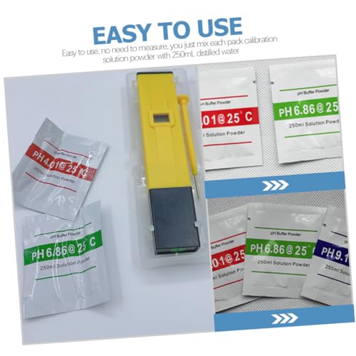 CONGARTENO 15 Stück Teiliges Ph Kalibrierpulver mit Puffern Tragbare Einzelpackungen für Präzise Ph Messgerät Kalibrierung Geeignet für Trinkwasser Pool Aquarium Hydroponik CONGARTENO 15 Stück Teiliges Ph Kalibrierpulver mit Puffern Tragbare Einzelpackungen für Präzise Ph Messgerät Kalibrierung Geeignet für Trinkwasser Pool Aquarium Hydroponik von CONGARTENO