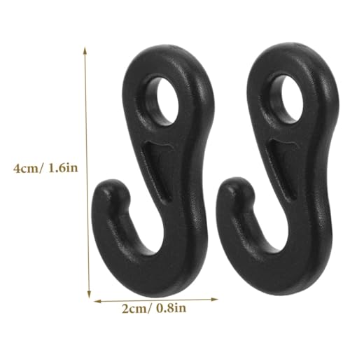 CONGARTENO 15 Stück Teiliges Set Zelthaken aus Kunststoff Windresistente Kleine Zeltseilhalter für Camping und Wandern Kompakt Leicht Zuverlässige Abspannseilverbinder für Einfache von CONGARTENO