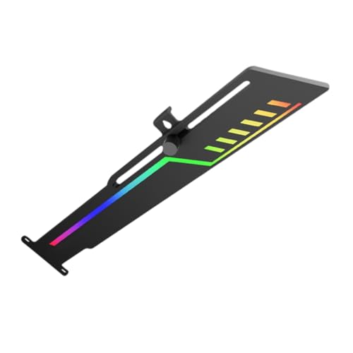 CONGARTENO 1Stück Argb Grafikkartenhalter Verstellbare GPU Halterung für Desktop Pcs Unterstützung zur Stabilisierung Vermeidung von Verformung Kompatibel mit RGB Geräten von CONGARTENO