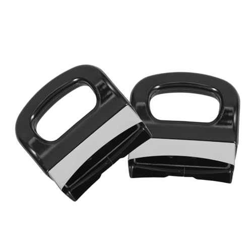 CONGARTENO 2 STÜCK Ersatz Seitengriffe aus Bakelit Hohe Hitzebeständigkeit Einloch design Schnellkochtopf Topfgriff für Suppentopf Dampfgarer Milchtopf von CONGARTENO