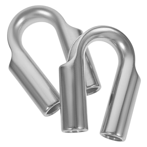 CONGARTENO 2 Stück Edelstahl Drahtseil Kauschen Triangular Schutzring Rohrförmige Thimbles mit Verstärkung für Sichere Verbindung und Einfache Montage CONGARTENO 2 Stück Edelstahl Drahtseil Kauschen Triangular Schutzring Rohrförmige Thimbles mit Verstärkung für Sichere Verbindung und Einfache Montage von CONGARTENO