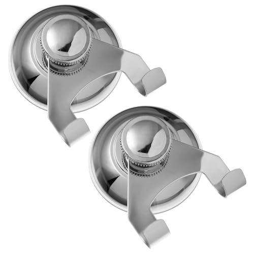 CONGARTENO 2 Stück Edelstahl Saugnapf Haken Selbstklebend Wandhaken Ohne Bohren Stark Tragfähig Für Küche Bad Glatte Oberflächen Robust Und Installieren CONGARTENO 2 Stück Edelstahl Saugnapf Haken Selbstklebend Wandhaken Ohne Bohren Stark Tragfähig Für Küche Bad Glatte Oberflächen Robust Und Installieren von CONGARTENO