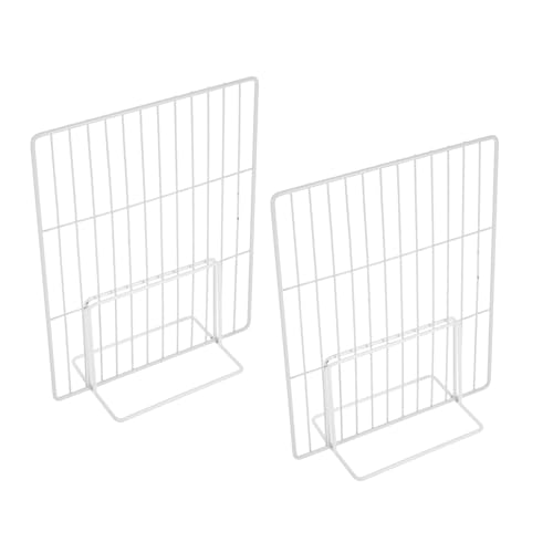 CONGARTENO 2 Stück Einstellbare Gefrierfach Trennwand mit Mesh Design für Kühlschrank und Wohnmobil Flexibler Drahtteiler zur Belüftung und Frischeerhaltung für Verschiedene von CONGARTENO